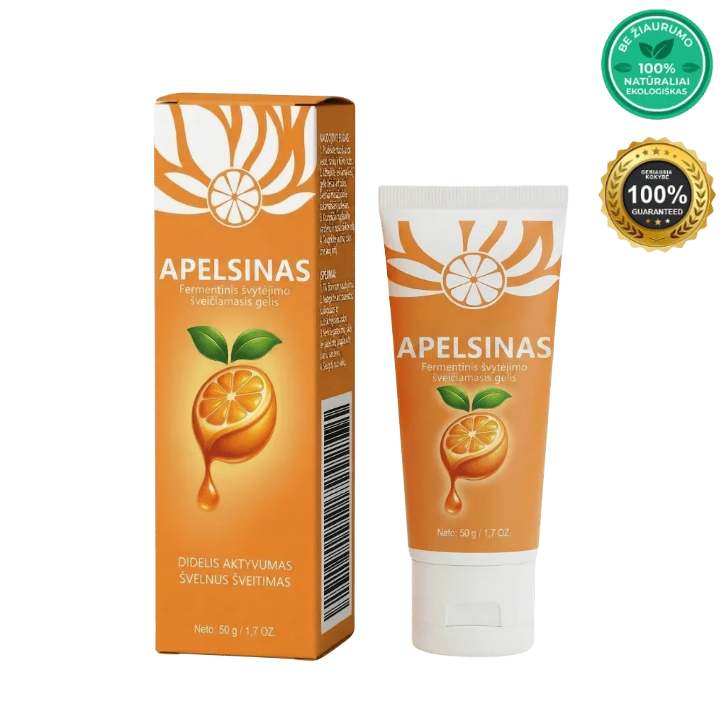 Premium apelsinų fermentų gelis