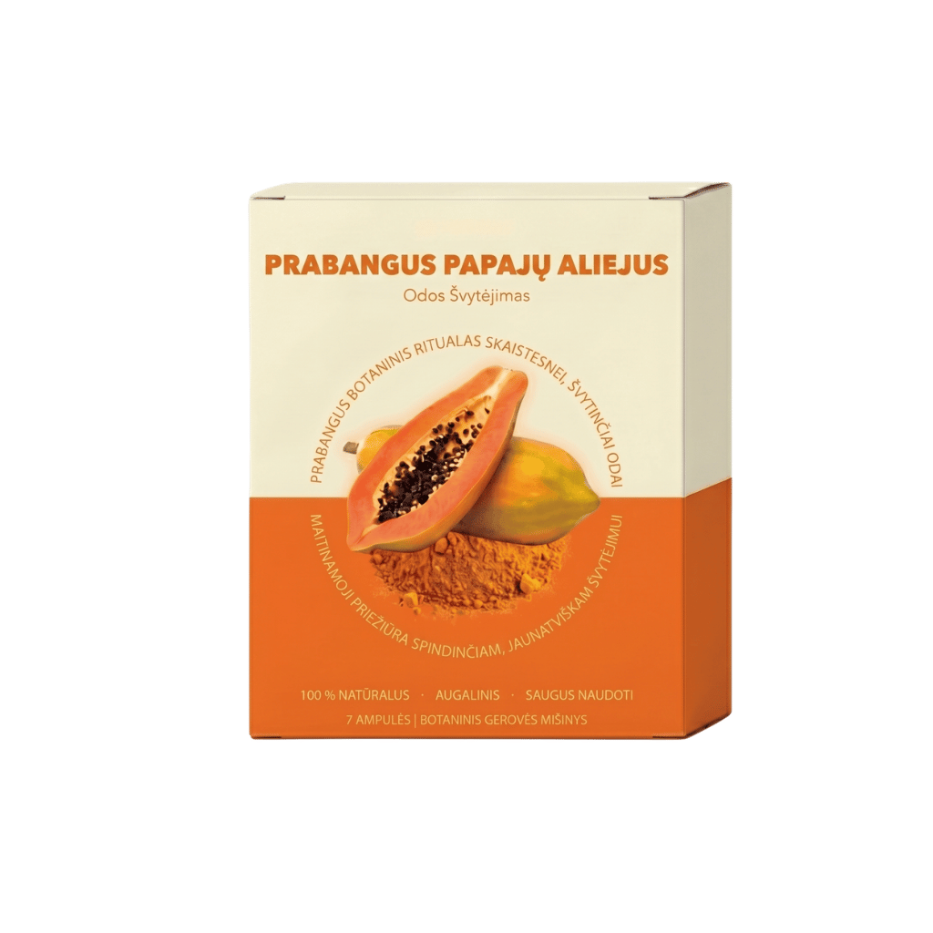 Prabangus papajų aliejus