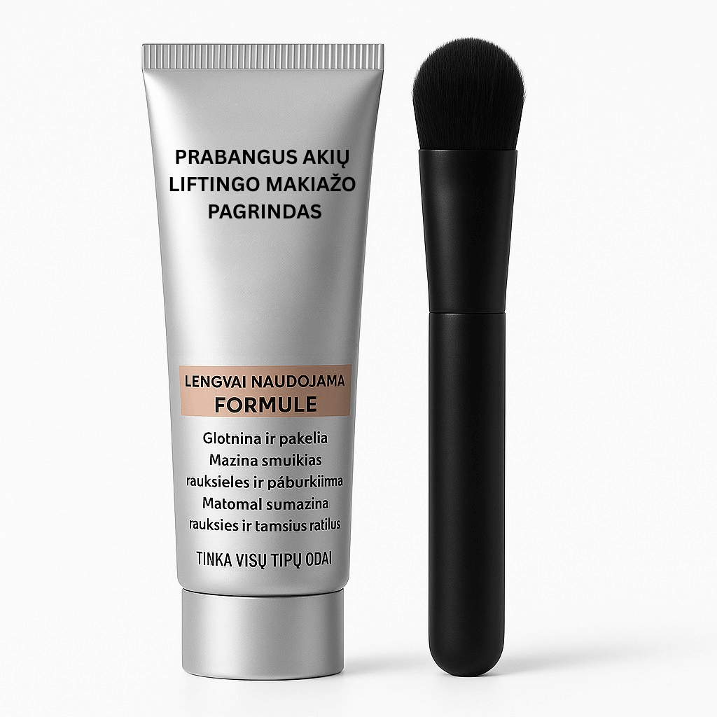 Prabangus Akių Liftingo Makiažo Pagrindas (su Teptuku)