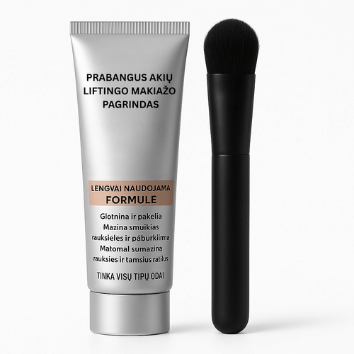 Prabangus Akių Liftingo Makiažo Pagrindas (su Teptuku)