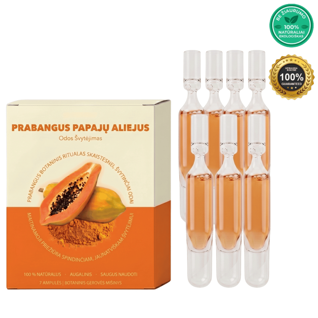 Prabangus papajų aliejus