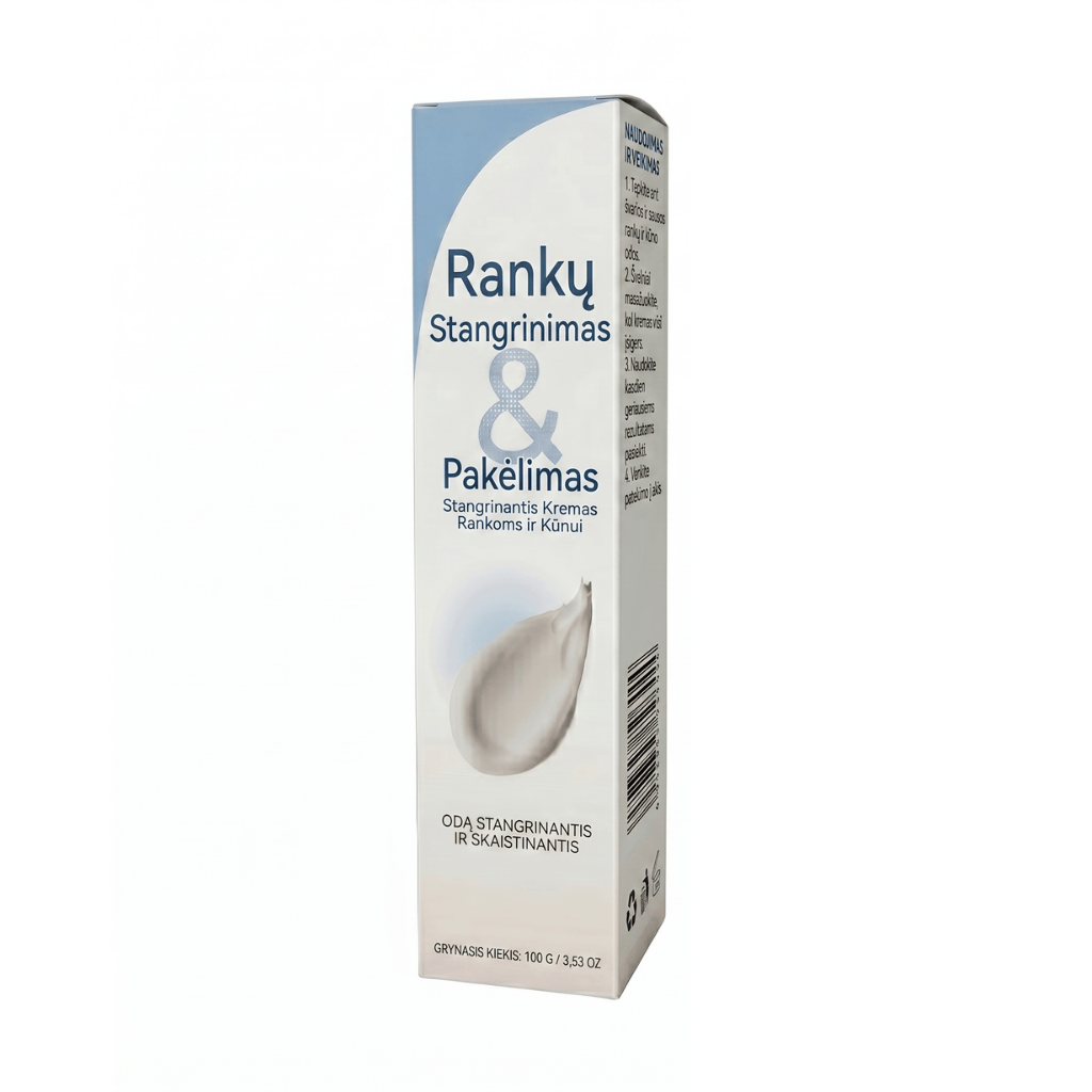 Rankų stangrinamasis kremas