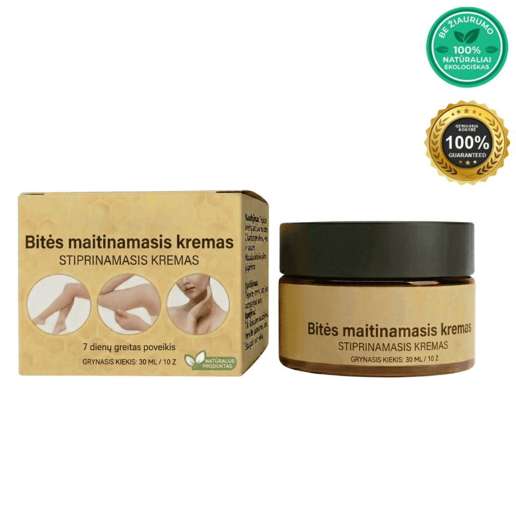 Medaus stangrinamasis kremas