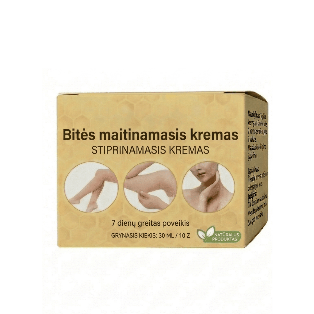 Medaus stangrinamasis kremas