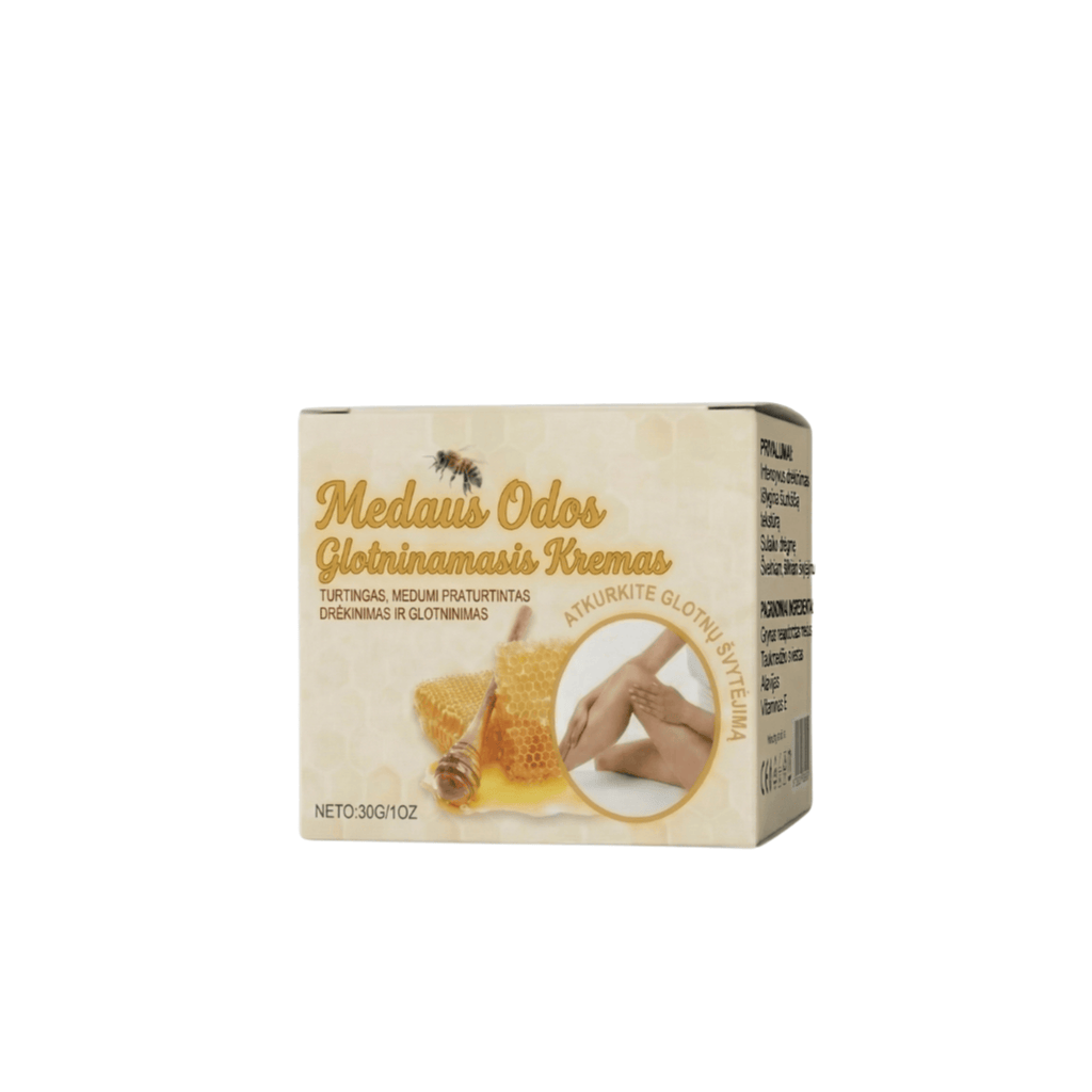 Medaus odą glotninantis kremas
